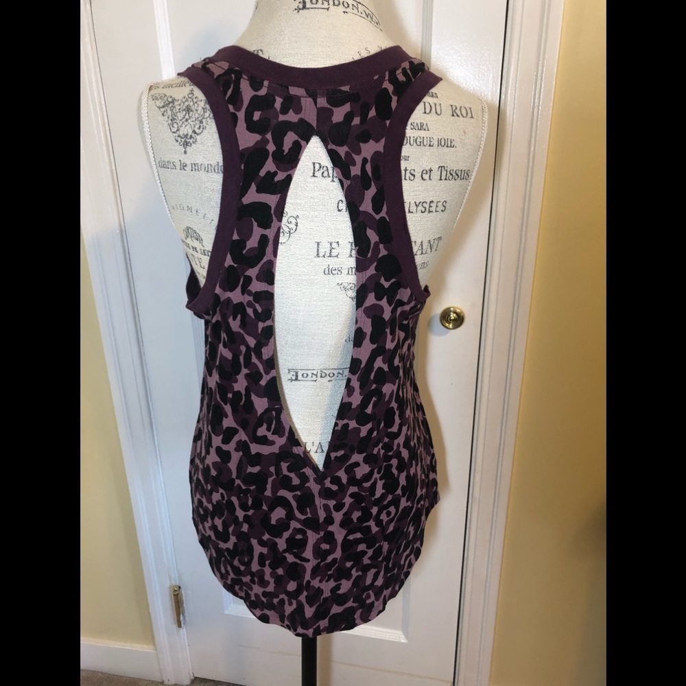 PINK by Victoria’s Secret Purple Leopard Tank Top